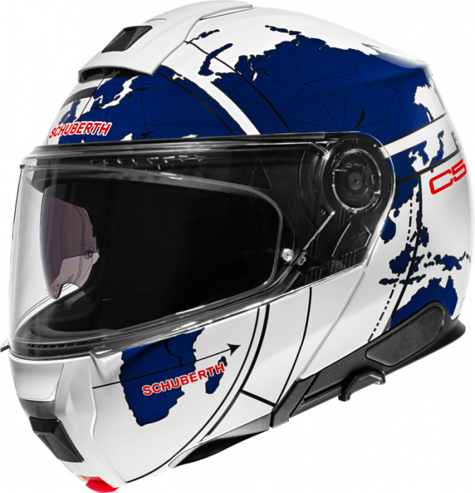 SCHUBERTH CASCA FLIP-UP C5 GLOBE BLUE 61 [2]