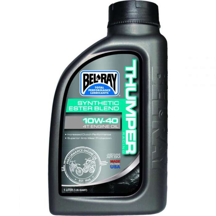 BEL-RAY ULEI THUMPER RACING SYNTHETIC ESTER BLEND 4T 10W40 1L [1]