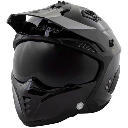 Casti Moto/ATV - A-PRO CASCA ALIEN FLIP-UP NEGRU
