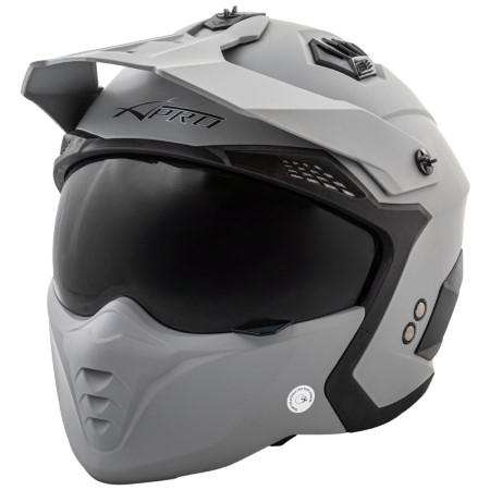 Casti Moto/ATV - A-PRO CASCA ALIEN MODULAR GRI MAT