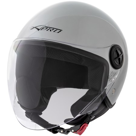 Casti Moto/ATV - A-PRO CASCA BACKLINE OPEN FACE ARGINTIU