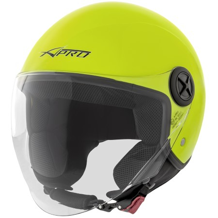 Casti Moto/ATV - A-PRO CASCA BACKLINE OPEN FACE FLUO