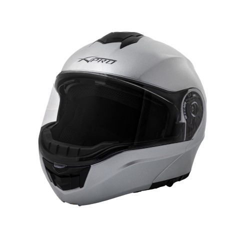 Casti Moto/ATV - A-PRO CASCA ENERGY FLIP-UP ARGINTIU