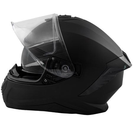 Integrale - A-PRO CASCA PANIC INTEGRALA CU OCHELARI NEGRU MAT