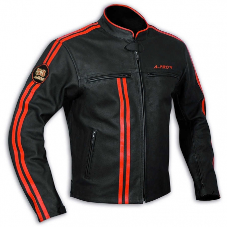 Echipamente Moto - A-PRO GEACA BANDIDOS ORANGE