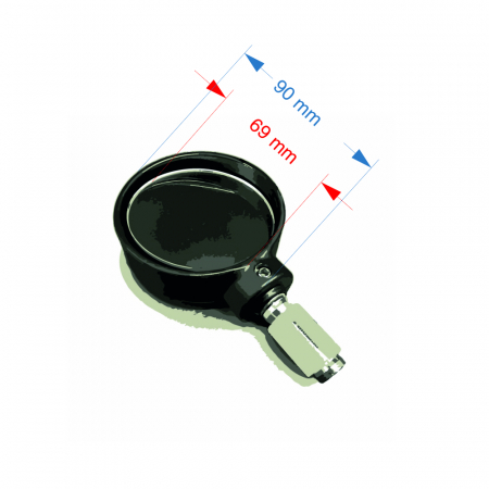 A-PRO SET OGLINZI MINI CAPAT GHIDON ROTUNDE NEGRU [1]