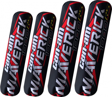Protectii Amortizor - Aftermarket Set Protectii Amortizoare Can Am Maverick X3 Rosu