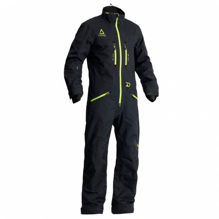 Snowmobil - AMOQ COMBINEZON SNOWMOBIL BALLISTIC NEGRU/HIVIS