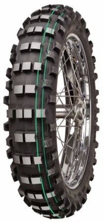 Cross/Enduro - ANVELOPA CROSS/ENDURO MITAS 140/80-18 EF-07 SUPER SOFT EXTREME DUBLA DUNGA VERDE