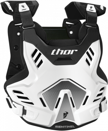 Echipamente Moto - ARMURA THOR SENTINEL GP S16 ROOST DEFLECTOR,ALB NEGRU