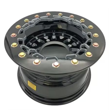 AWT STRIPBEADLOCK - JANTA POLARIS RZR PRO R 5/114.3 15X7 (5+2) PLUS S BEADLOCK NEGRU [1]