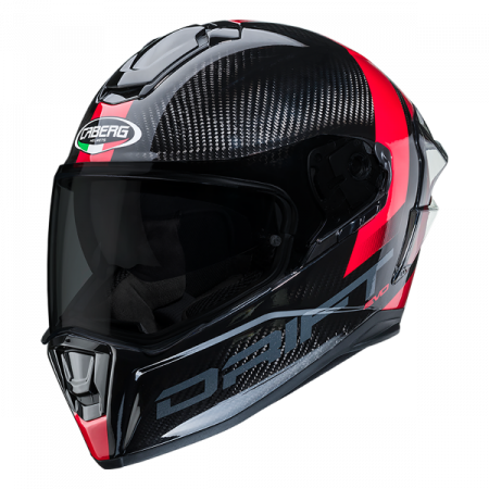 Flip-Up - CABERG CASCA INTEGRALA DRIFT EVO CARBON SONIC GRI/ROSU