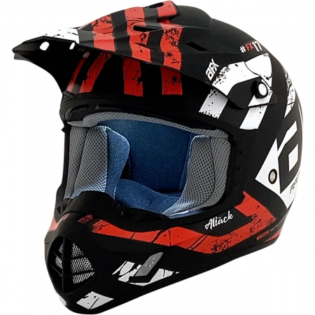 Cross/Enduro - CASCA AFX FX17 ATK MAT RED
