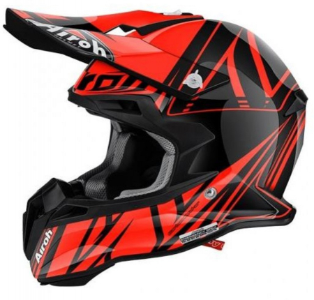 Cross/Enduro - Casca Airoh terminator 2.1 cut orange gloss