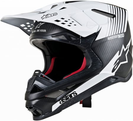 Lichidare stoc - CASCA ALPINESTARS SM10 DYNO NEGRU/ALB