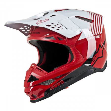Lichidare stoc - CASCA ALPINESTARS SM10 DYNO ROSU/ALB