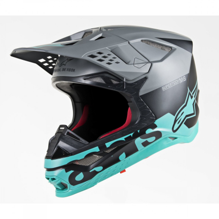 Lichidare stoc - CASCA ALPINESTARS SM8 RADIUM BK/G/TE