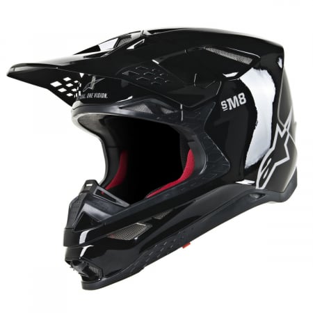 Lichidare stoc - CASCA ALPINESTARS SM8 SOLID NEGRU