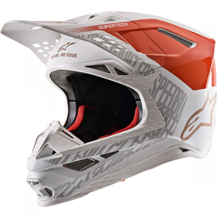 Lichidare stoc - CASCA ALPINESTARS SM8 TRIPLE OR/W
