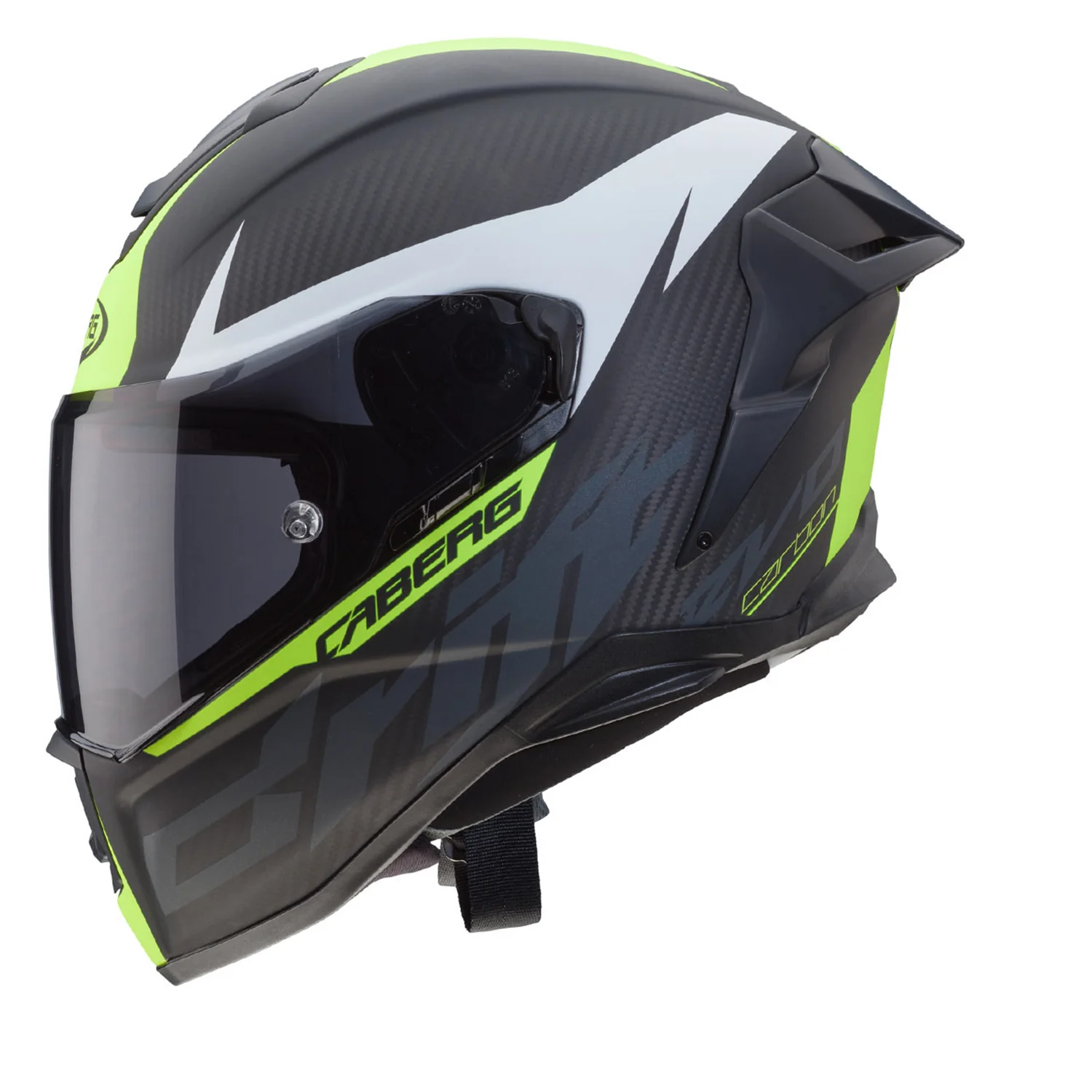 Integrale - CASCA CABERG DRIFT EVO XL CARBON MATT ANTHRACITE/YELLOW