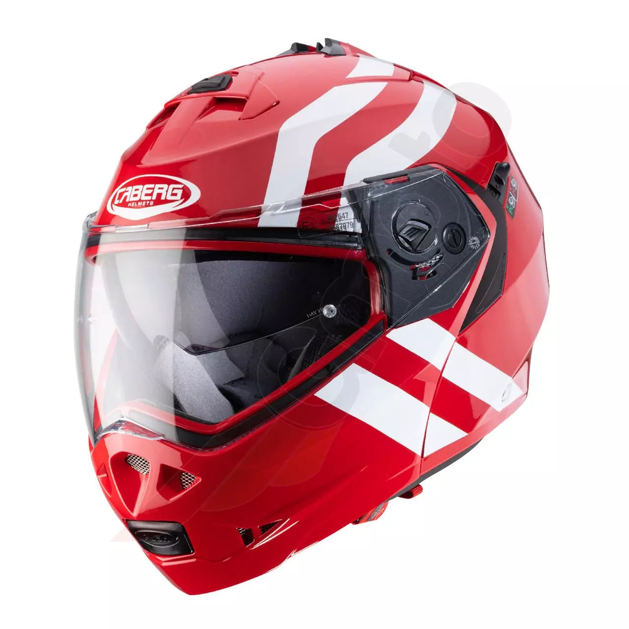 Integrale - CASCA CABERG DUKE 2 SUPERLEGEND MAT ROSU/ALB M