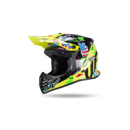 Casti de copii - Cască Copii Motocross / Enduro UFO Plast Korey Galben/Negru