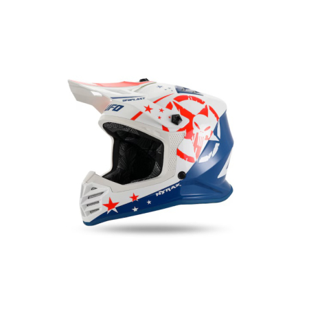 Casti de copii - Cască Copii Motocross / Enduro UFO Plast Korey Albastru Alb