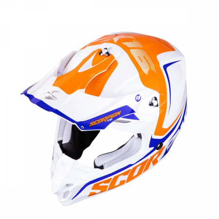 Cross/Enduro - CASCA CROSS-ENDURO SCORPION EXO VX-16 ERNEE ALB PORTOCALIU