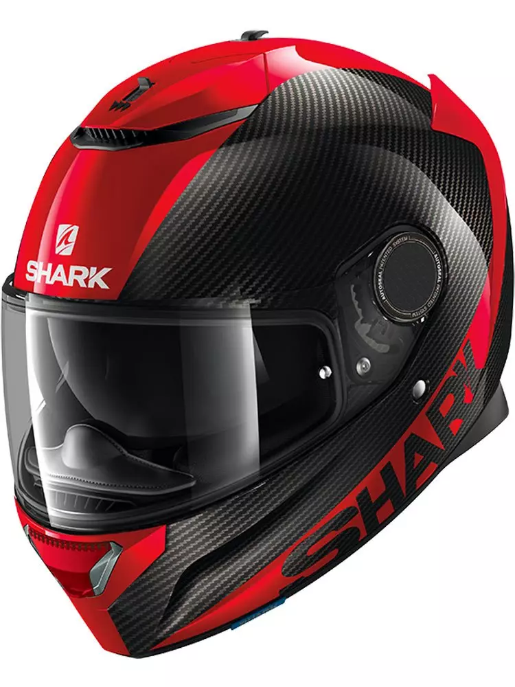 Integrale - CASCA INTEGRALA SHARK SPARTAN CARBON SKIN NEGRU/ROSU