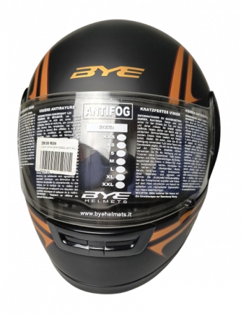 Lichidare stoc - CASCA INTEGRALA YAMAHA BYE SPEEDLIGHT NEGRU PORTOCALIU