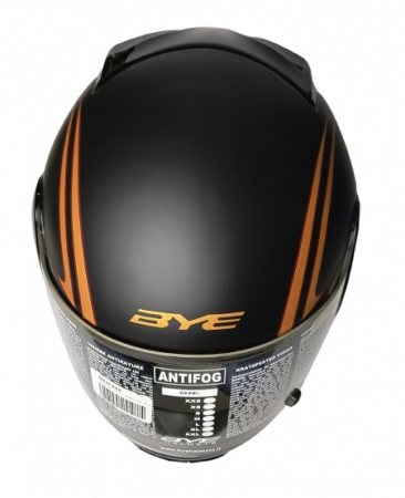 CASCA INTEGRALA YAMAHA BYE SPEEDLIGHT NEGRU PORTOCALIU [5]