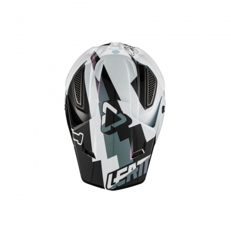 Cross/Enduro - CASCA MOTOCROSS/ENDURO LEATT GPX 5.5 ALB/NEGRU/VERDE L