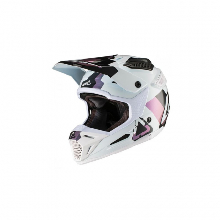 Cross/Enduro - CASCA MOTOCROSS/ENDURO LEATT GPX 5.5 ALB/NEGRU/VERDE L
