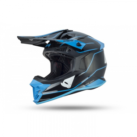 Cross/Enduro - CASCA MOTOCROSS/ENDURO UFO PLAST INTREPID NEGRU/ALBASTRU M