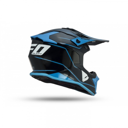 CASCA MOTOCROSS/ENDURO UFO PLAST INTREPID NEGRU/ALBASTRU M [1]