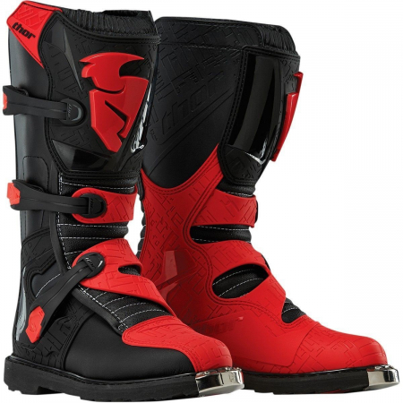 Cizme - CIZME THOR BLITZ, NEGRU ROSU