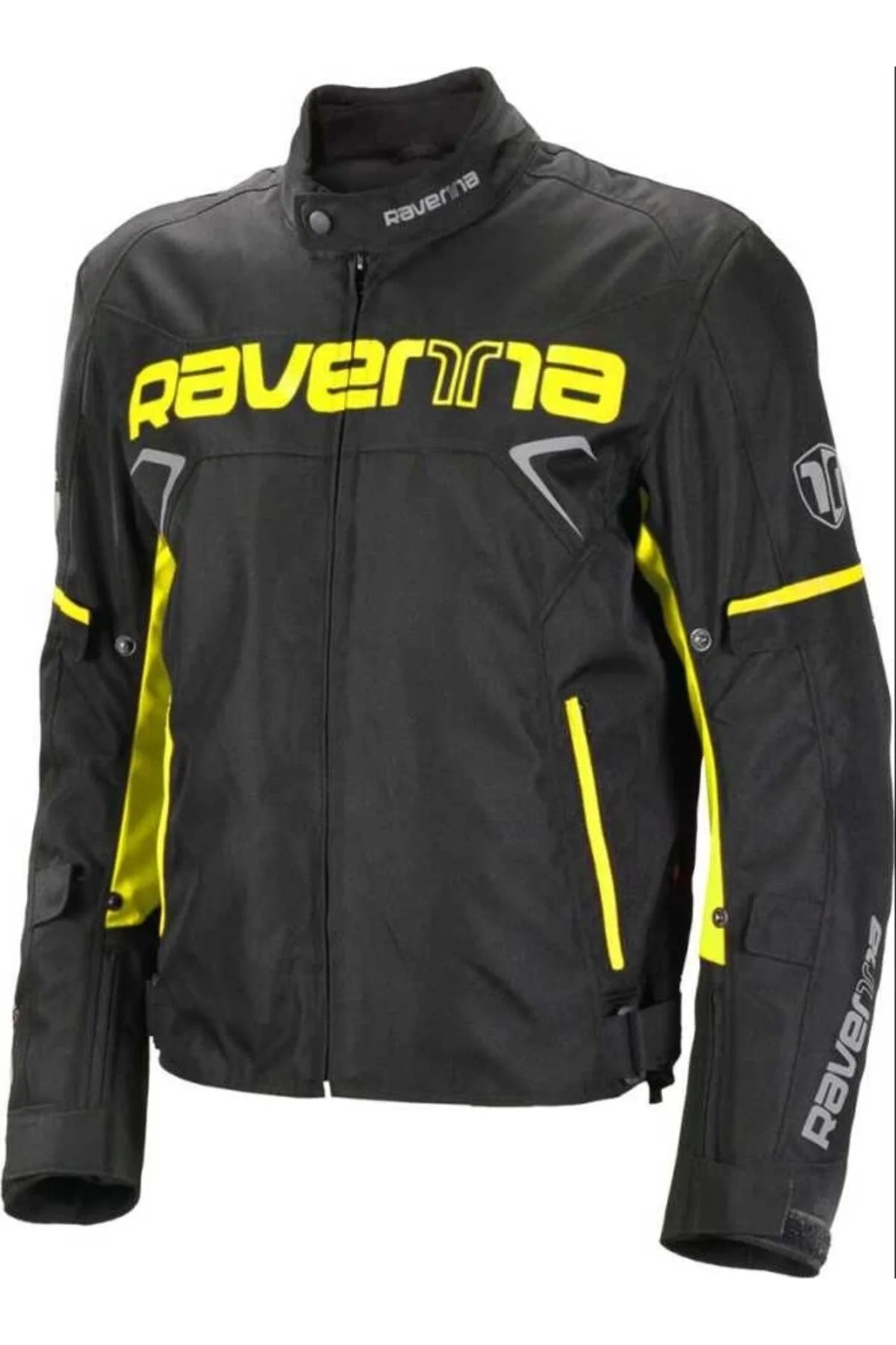 GECI TEXTIL - Geacă Moto Ravenna LIBECCIO RA-J-1748 Negru/Galben – All-Season Performance