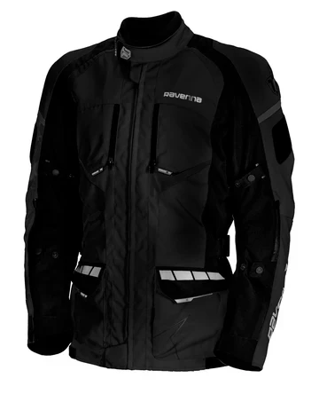 GECI TEXTIL - Geacă Moto Ravenna MISTRAL RA-J-1771 Negru – Ultimate 3-Layer Adventure