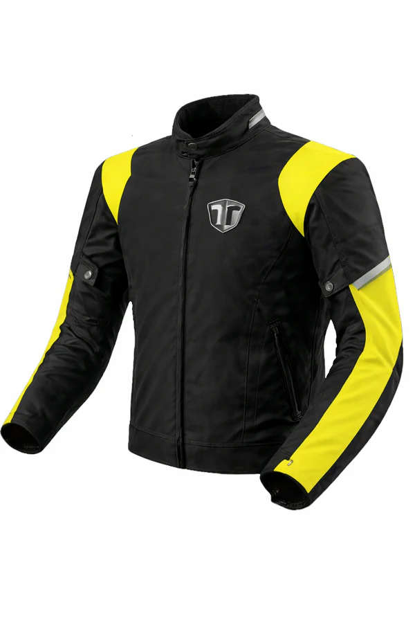 GECI TEXTIL - Geacă Moto Ravenna MONZA Negru/Galben – Urban Essential Touring