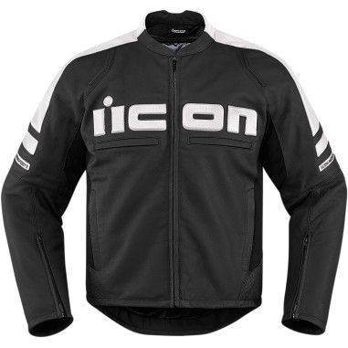 Geci - GEACA PIELE ICON MOTORHEAD 2, ALB NEGRU L