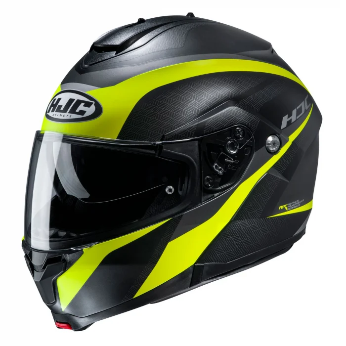 Flip-Up - HJC CASCA C91 TALY XL MATT BLACK/YELLOW