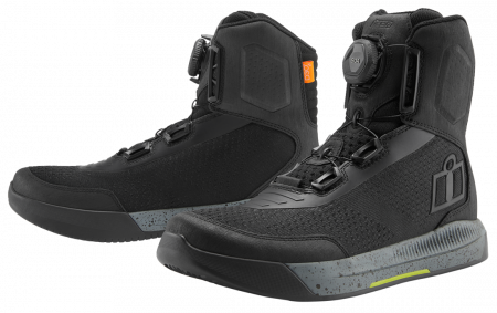 Ghete Moto Strada - ICON GHETE OVERLORD VENTED NEGRU