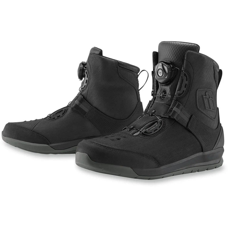 Ghete Moto Strada - ICON GHETE PATROL 2 WP3 NEGRU