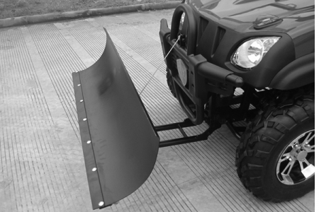Lame Zapada ATV - LAMA ZAPADA DIN METAL PENTRU ATV 150CM