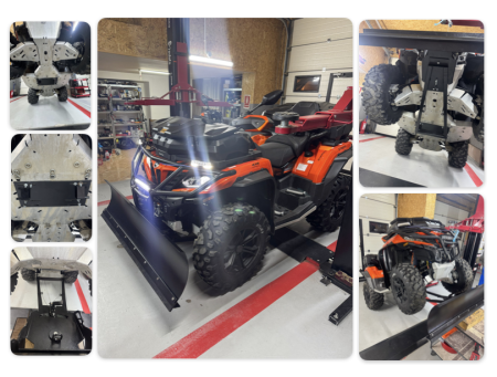 Lame Zapada ATV - LAMA ZAPADA QUAD ATV DOMINATOR NEAGRA 150CM