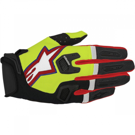 Manusi - MANUSI ALPINESTARS RACEFEN, GALBEN MARO ROSU