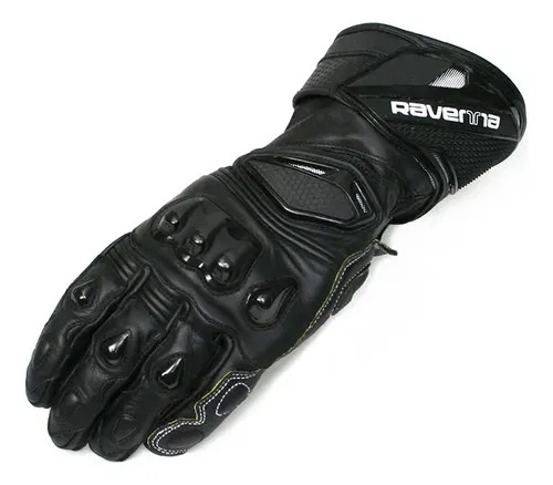 MANUSI - Mănuși Moto Piele Ravenna MUGELLO RA-G-568 Negru – Racing Performance