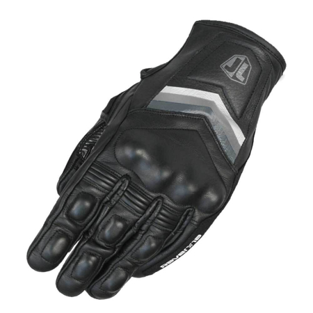 Dama - Mănuși Moto Piele Ravenna OSTER TOUCH Negru/Gri – Neo-Classic Urban