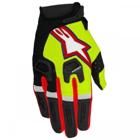 Manusi - MANUSI RACEFEND S7 SHORT CUFF, FLUO ALBASTRU ROSU