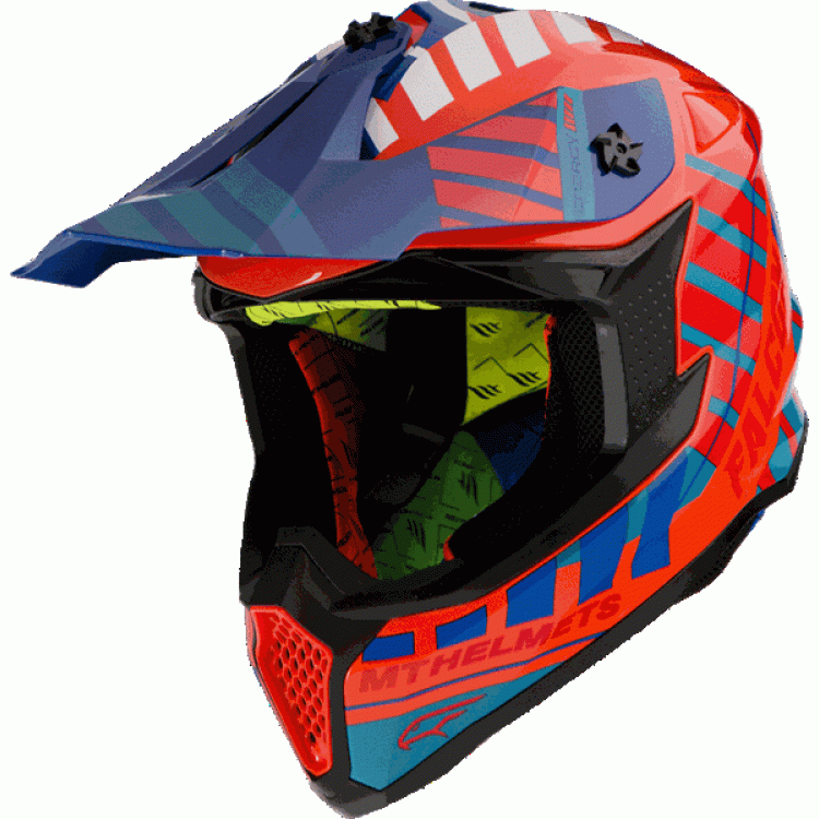 Cross/Enduro - MT CASCA FALCON ENERGY B5 ROSU/ALBASTRU